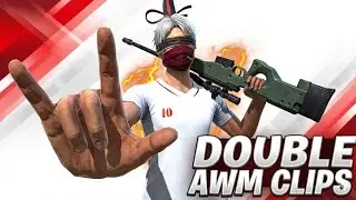 DOUBLE AWM IN MOBILE CLIPS || FREE FIRE MAX 