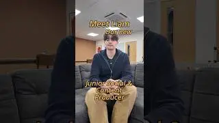 Welcome Liam to the team - Meet Liam, our new Junior Social & Content Producer🎥🫵 #jmpuk #welcome