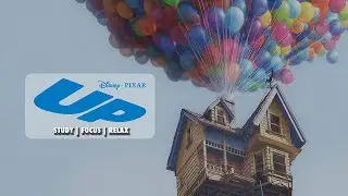 8 Hours of Peaceful Pixar Up Ambience ☁️ Floating House, Balloons & Relaxing Music