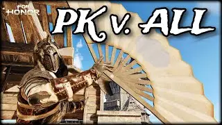 Одиночная очередь с Миротворцем в For Honor! Мой чат меня просто зажарил.