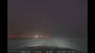 s214 in de sneeuw op de a4 in de omgeving van overath