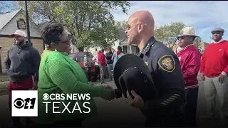Fort Worth police chief helps with holiday food drives, calls generosity a blessing