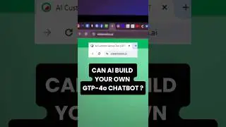 This Ai tool build your own GPT-40 chatbot. #watermelonai #aiwebsites