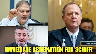 Adam Schiff In TEARS As Jim Jordan And Ted Cruz and the Entire Republican Sign His Resignation