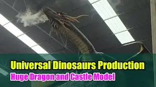 Super-Cool Huge #Dragon #Animatronic & #Castle Model, #AnimatronicCreatures