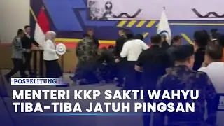 Menteri KKP Sakti Wahyu Tiba-tiba Jatuh Pingsan Saat Pimpin Upacara Penghormatan Jenazah ATR 43-500