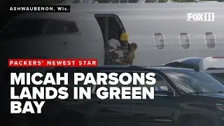 Micah Parsons arrives in Green Bay to join Packers after trade from Dallas Cowboys