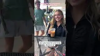 What happens when a long distance relationship meets again #long distance relationship #surprise