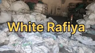White Rafiya process work #machine #business 