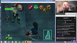 Ocarina of Time - Master Quest - Keyboard Warrior mode - 3 hearts only - 008