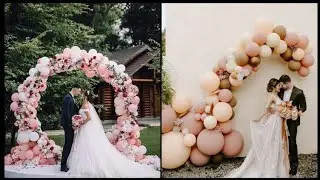 Backdrop Balloons Wedding Decorations Ideas/Balloons Arch/Balloons arrangements