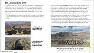 Water Shortages, Water Solutions