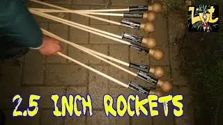 2.5 Inch Rocket Shells Salon Roger Fireworks