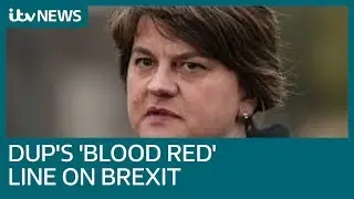 Arlene Foster’s ‘blood red’ line puts Brexit deal on a knife-edge | ITV News
