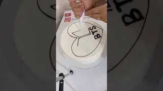 BTS cake decoration👌