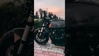 Riding in Style: Continental GT650 in Grey and Black with Full-Fat Tires