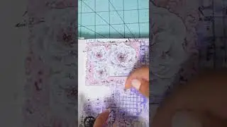 ASMR Lavender 💜 Art journal page #scrapbooking #diy #artjournal #art #journal #artjournalling #asmr