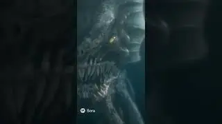 POV: Alien Ocean Creature (4K Cinematic) #youtubeshorts #scifi #space #4k #alienworld #cinematic