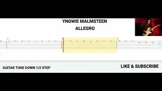 Yngwie Malmsteen - Allegro ( Tab Guitar )