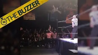 Lucha Libre wrestler jumps from the BALCONY &hellip; destroys three opponents