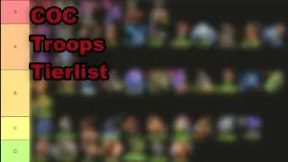 The Definitive 100% Accurate Troop Tier List by KhanJK