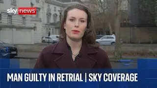 Man found guilty of murdering wife in rare retrial | Sky News breaking news coverage