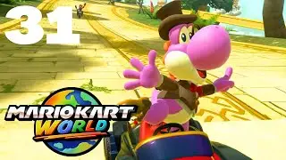 Let's Play Mario Kart World Part 31 - 100cc Cloud Rally with Aristocrat Yoshi!