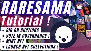 Raresama NFT Marketplace Guide: Bid on Auctions, Vote in Governance, Mint & Launch Collections !