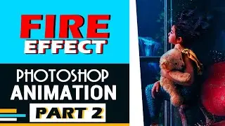 How to Create Fire Animation Effect in Photoshop Tutorial for beginners🔥