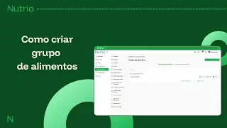 Como criar grupo de alimentos