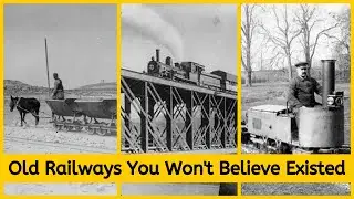 34 Stunning Vintage Railway Photos from Across the Globe! You Won't Believe Existed
