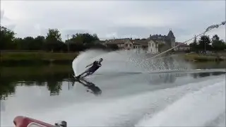 Monoski en Sa&ocirc;ne
