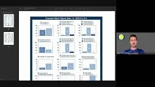 Tennis Match Analytics Report with Swing Vision Stats