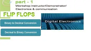 Digital electronics mcq/workshop instructor/demonstrator in electronics and communication/Gate/Neet