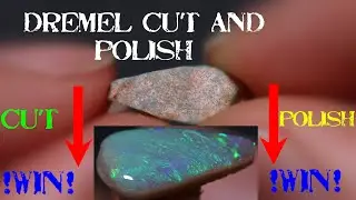 Вызов Gem Green Triangle Stone... Довольно близко. Огранка и полировка опала в Кубер-Педи.