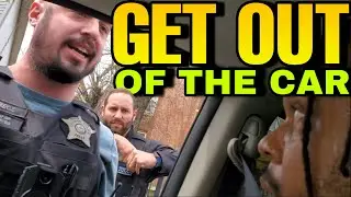 Triggered Cop Profiles Sick Veteran! - Always Film The Police