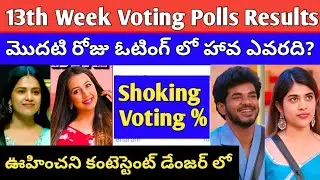 Bigg boss 9 telugu 13th week voting polls results |Bigg Boss 9 Telugu Promo | &lrm;⁨@BigstarBunny