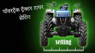 Tractor tyre alignment/ट्रैक्टर का व्हील अलाइनमेंट सैटिंग/ #tractormaintenance @mechanicalfaru
