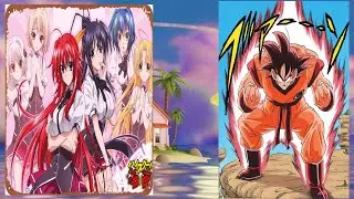 high school dxd reacciona a tiktok de goku /parte 1