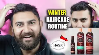 WINTER HAIRCARE ROUTINE | For Dry Frizzy Hair | Damaged & Dull Hair | HASK Shampoo & Conditioner