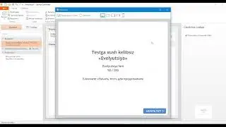 Ispring quizmaker dasturida test yaratish