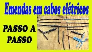 Emendas de cabos elétricos - Passo a Passo