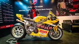 World's Fastest Track Bike - Ducati Panigale V4R WSBK Bike Walkaround Review #exclusive