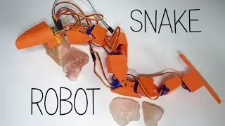 Snake robot - Arduino based 3D printed robot with 8 servo motors