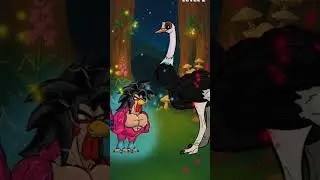 MONKEY 4 EVOLE VS OSTRICH 😱 #experimentalphonk #avee_player #manoknapula#shorts #subscribe