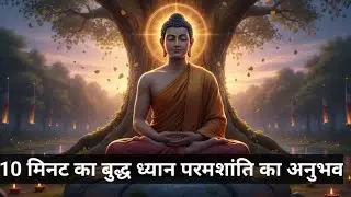 10 मिनट का बुद्ध ध्यान परम शांति का अनुभव|Buddha meditation|meditation process|10 minute meditation