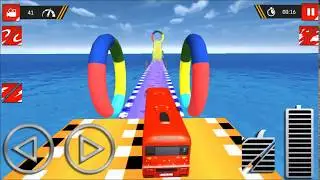 Impossible Bus Stunt Driving - Ramp Bus Stunts - Best Android Gameplay [1080p]