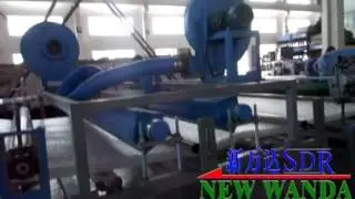 2014 9 10 video of coil mattress extrusion line/ 3D plastic machine / EVA MATTRESS / POE MATTRESS