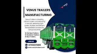 High-Quality Trailer Manufacturing in Sharjah | Venus Trailers UAE#trailermanufacturing