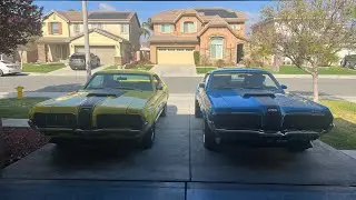 Modified vs classic. 1970 mercury cougar comparison